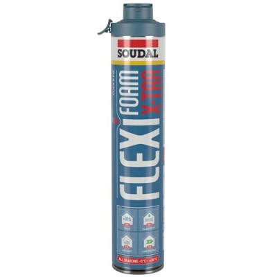 FLEXIFOAM X-TRA SCHIUMA POLIURETANICA ELASTICA PER POSA SERRAMENTO 850 ML