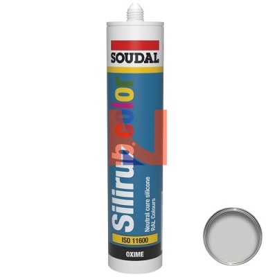 SILIRUB COLOR RAL 7047 GRIGIO – SIGILLANTE SILICONICO NEUTRO 300 ML