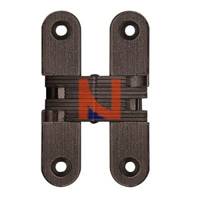 CERNIERA INVISIBILE A SCOMPARSA PER PORTE, 116.5X25.8 MM, PORTATA 50-70 KG, FINITURA BRONZATO