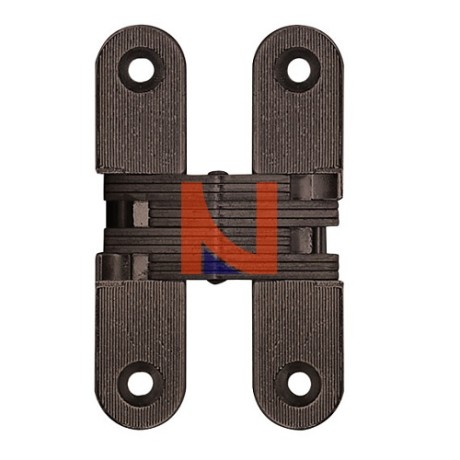 CERNIERA INVISIBILE A SCOMPARSA PER PORTE, 116.5X25.8 MM, PORTATA 50-70 KG, FINITURA BRONZATO