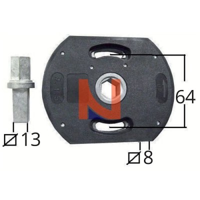 ARGANELLO AD ASTA OSCILLANTE PORTATA 36 KG