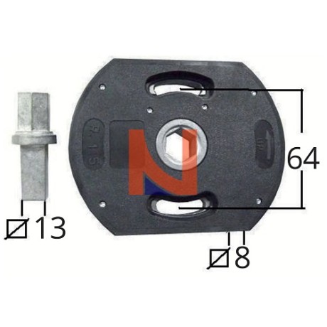 ARGANELLO AD ASTA OSCILLANTE PORTATA 36 KG