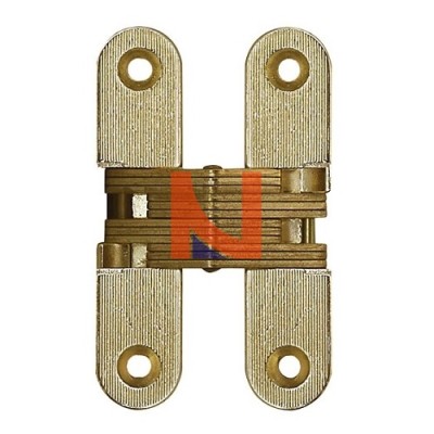 CERNIERA INVISIBILE A SCOMPARSA PER PORTE, 95.6X19.6 MM, FINITURA OTTONATO