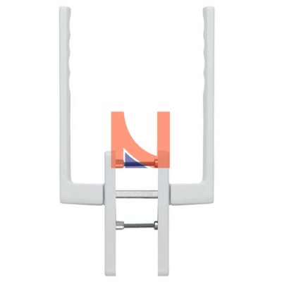 TOULON MANIGLIONE DOPPIO ALZANTE SCORREVOLE, FORO YALE, BIANCO TRAFFICO F9016
