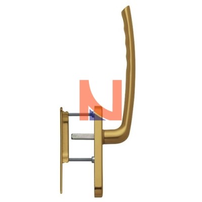 TOKYO MANIGLIONE SINGOLO ALZANTE SENZA FORO CILINDRO BRONZO F4
