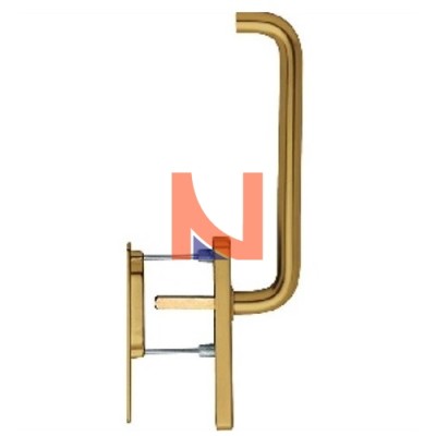 PARIS MANIGLIONE SINGOLO ALZANTE SENZA FORO CILINDRO BRONZO F4