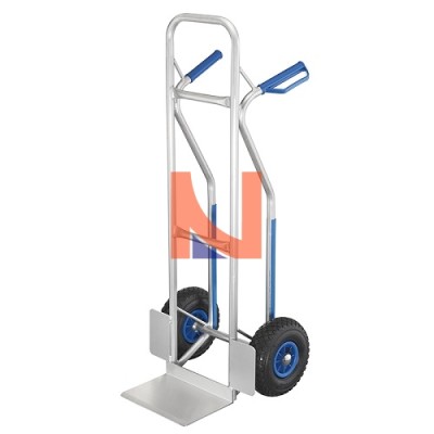 CARRELLO GOMMATO IN ALLUMINIO PORTATA 200 KG