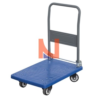 CARRELLO CON PIATTAFORMA IN PVC PORTATA 150 KG