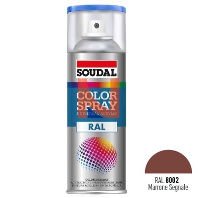 COLOR SPRAY RAL 8002 MARRONE SEGNALE 400 ML