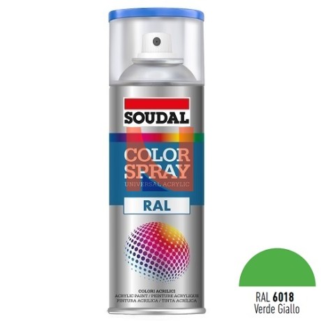 COLOR SPRAY RAL 6018 VERDE GIALLO 400 ML