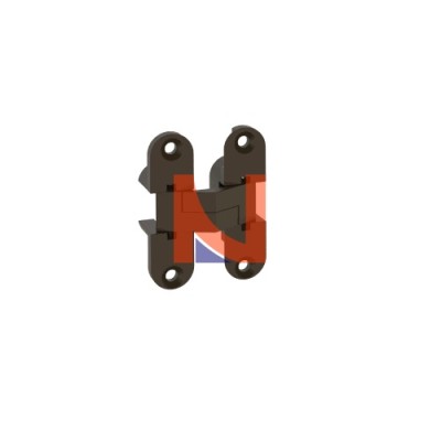 CERNIERA A SCOMPARSA INVISIBILE PER MOBILI, 50X14 MM, FINITURA BRONZATO