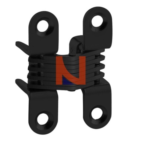 CERNIERA INVISIBILE PER MOBILI, FORO 42.4X10 MM, FINITURA BRONZATO