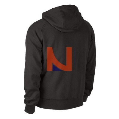 FELPA TERMICA CON CAPPUCCIO M12 NERA TAGLIA XL