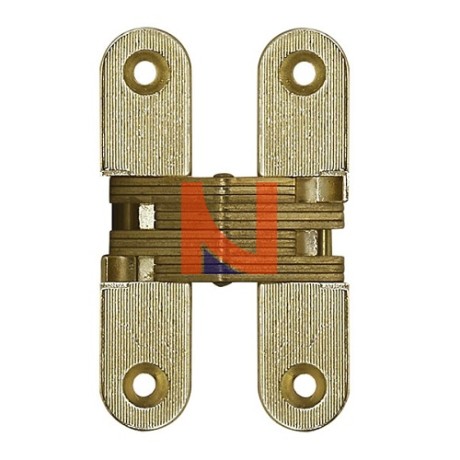 CERNIERA INVISIBILE PER PORTE, PORTATA 15-25 KG, FINITURA OTTONATO