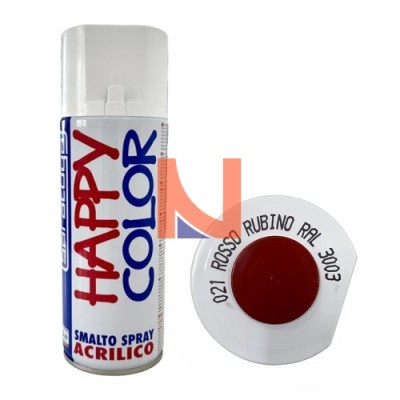 SPRAY ACRILICO ROSSO RUBINO RAL 3003 400 ML