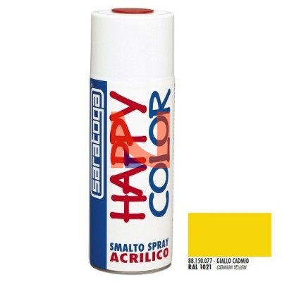 SPRAY ACRILICO GIALLO CADMIO RAL 1021 400 ML