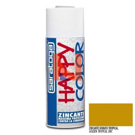 SPRAY PROTETTIVO ANTIRUGGINE ZINCANTE DORATO TROPICAL 400 ML