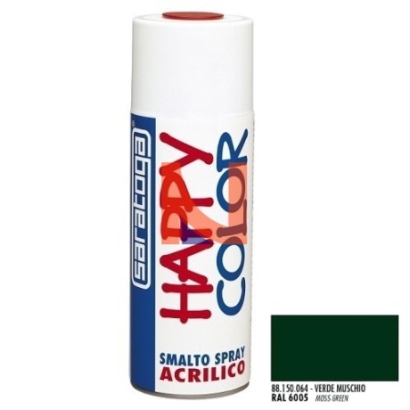 SPRAY ACRILICO VERDE MUSCHIO RAL 6005 400 ML