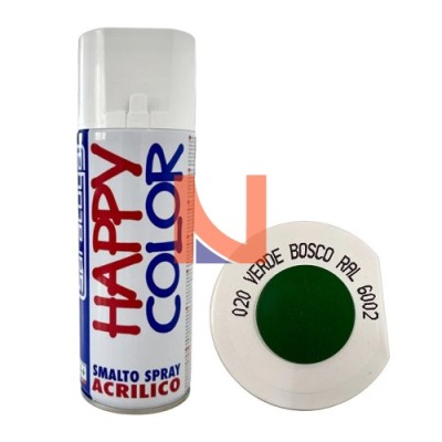 SPRAY ACRILICO VERDE BOSCO RAL 6002 400 ML