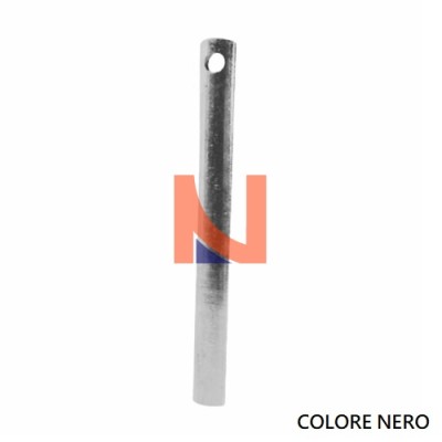 ASTA MEZZATONDA PER CREMONESI ESTERNI, ALTEZZA 1600 MM, NERO