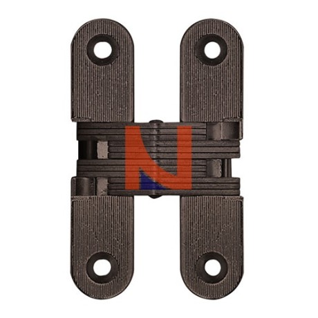 CERNIERA INVISIBILE PER PORTE, PORTATA 15-25 KG, FINITURA BRONZATO