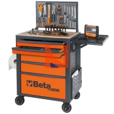 CASSETTIERA PORTA ATTREZZI ARANCIO CON 5 CASSETTI – BETA RSC24/5
