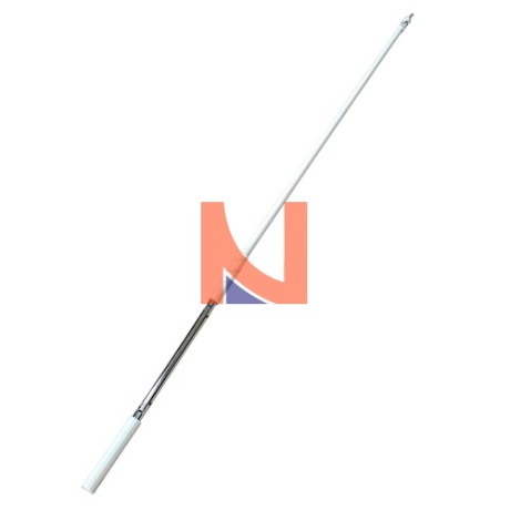 ASTA CON MANIGLIA SNODATA BIANCO 1.80 M RASABILE