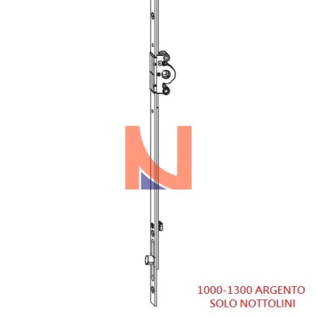 CREMONESE 1 ANTA GM500 1000-1300 ARGENTO