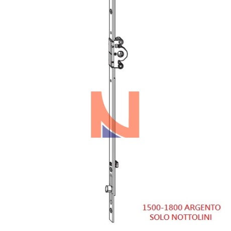 CREMONESE 1 ANTA GM500 1500-1800 ARGENTO