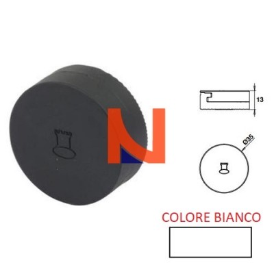 FERMO A CALAMITA TONDO BIANCO TORBEL 94PAF8C