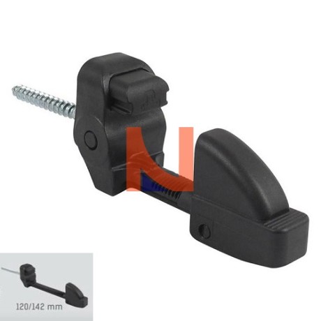 FERMAPERSIANA AUTOMATICO REGOLABILE 120-142 MM NERO – TORBEL 3095S69I