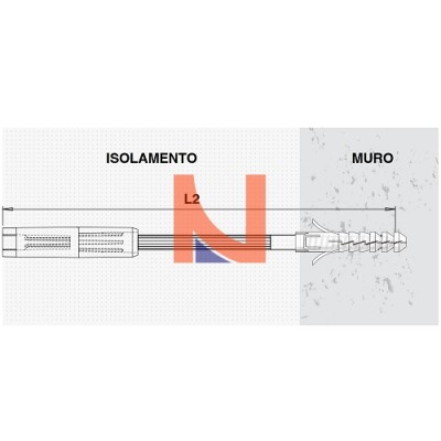 KIT PROLUNGA PER ISOLAMENTO ESTERNO ISOTHER – TORBEL 62ISOT815I