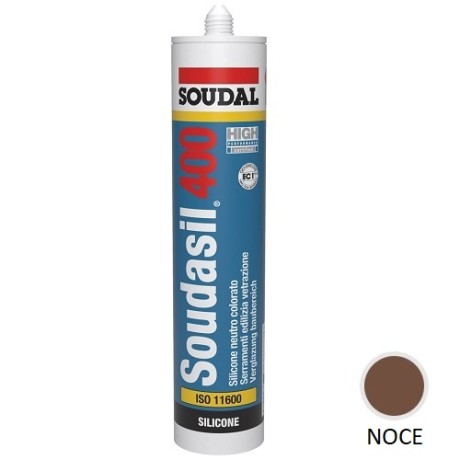 SOUDASIL 400 – SILICONE NEUTRO PER EDILIZIA E VETRATE NOCE RAL 8007 310 ML