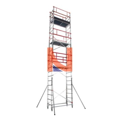 TORRE MOBILE PROFESSIONALE ALLUMINIO H. LAVORO 8,10 M