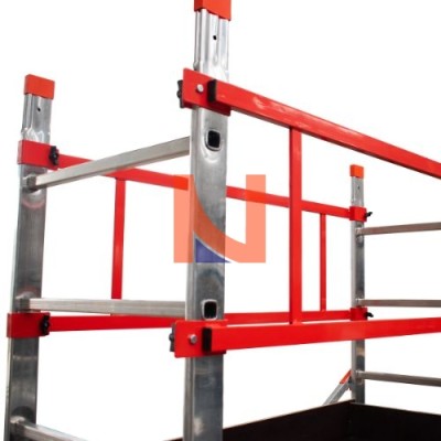 TORRE MOBILE PROFESSIONALE ALLUMINIO H. LAVORO 3,3 M