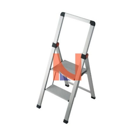 SGABELLO IN ALLUMINIO 2 GRADINI