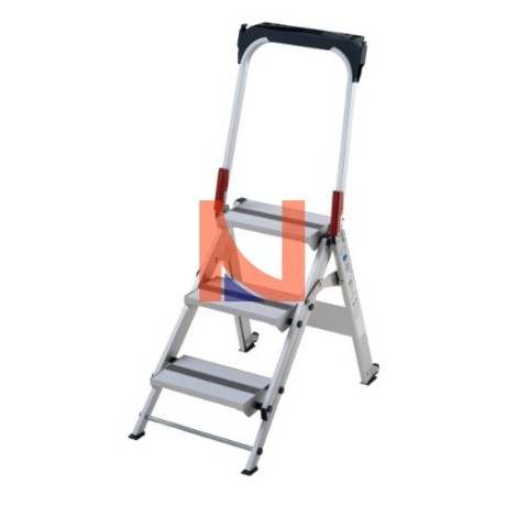 SGABELLO PROFESSIONALE ALLUMINIO 3 GRADINI