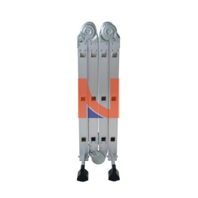 SCALA MULTIPOSIZIONE IN ALLUMINIO 3+3+3+3 GRADINI CON PIATTAFORMA INCLUSA
