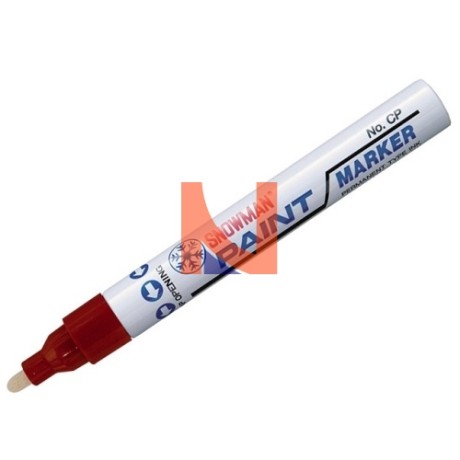 PENNARELLO ROSSO PAINT MARKER SNOWMAN CON PUNTA TONDA (BLISTER)