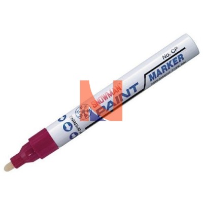 PENNARELLO AMARANTO PAINT MARKER SNOWMAN CON PUNTA TONDA (BLISTER)