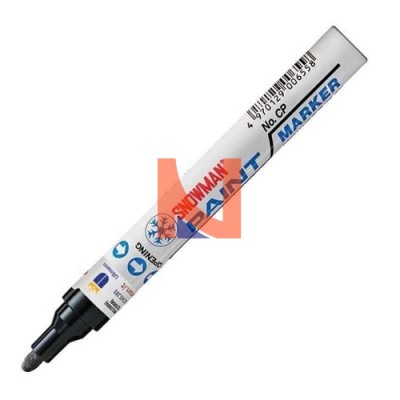 PENNARELLO NERO PAINT MARKER SNOWMAN CON PUNTA TONDA
