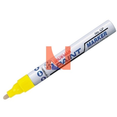 PENNARELLO GIALLO PAINT MARKER SNOWMAN CON PUNTA TONDA (BLISTER)
