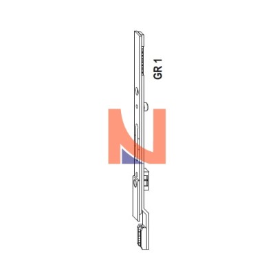 PROLUNGA TOP PER CREMONESE ALTEZZA 200 MM FINITURA ARGENTO