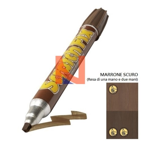 SCRATCH FIX PENNARELLO PER RITOCCO DEL LEGNO SF1203 MARRONE SCURO