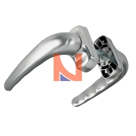 DOPPIA MANIGLIA COMFORT CON ROSETTA – ART.3060 ARGENTO