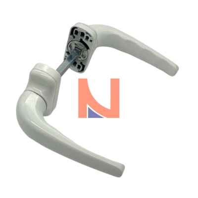 DOPPIA MANIGLIA COMFORT CON ROSETTA – ART.3060 BIANCO