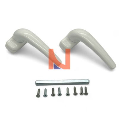DOPPIA MANIGLIA COMFORT CON ROSETTA – ART.3060 BIANCO
