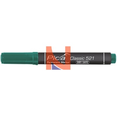 PENNARELLO INDELEBILE VERDE PUNTA A SCALPELLO – PICA CLASSIC 521