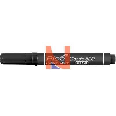 PENNARELLO INDELEBILE NERO PUNTA TONDA – PICA CLASSIC 520