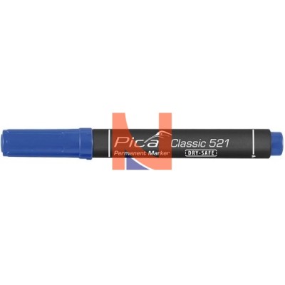 PENNARELLO INDELEBILE BLU PUNTA A SCALPELLO – PICA CLASSIC 521